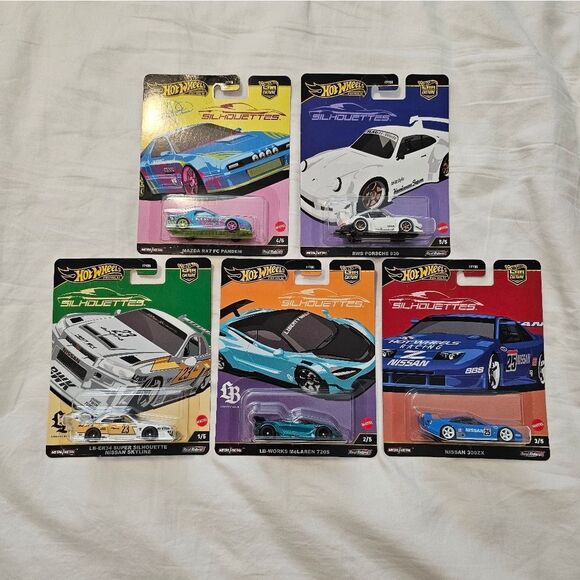Premium HotWheels Silhouettes Set - Picture 1 of 11